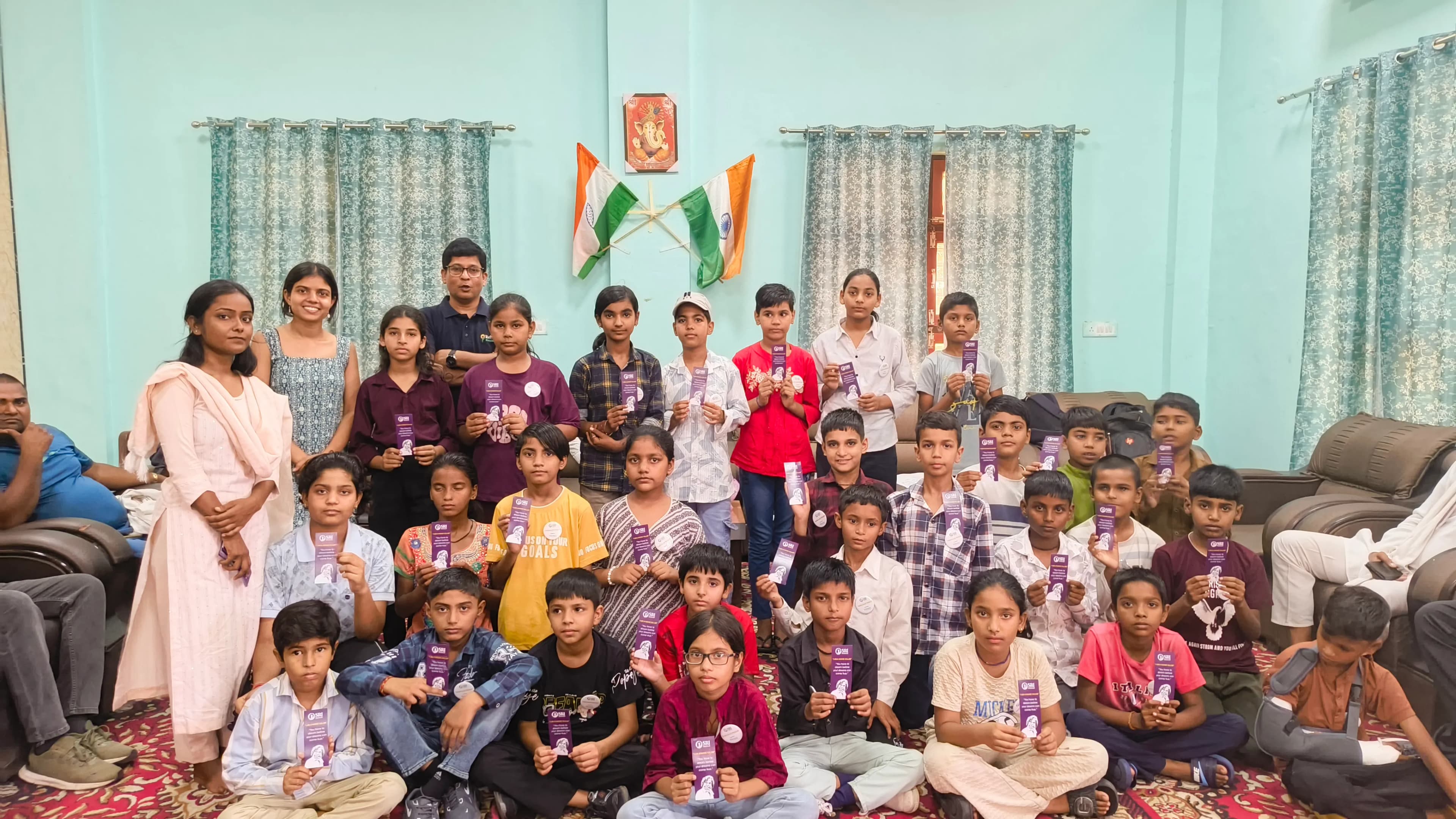 Child with SRI Book
